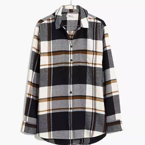 Madewell Flannel Sunday Shirt in Bromley Plaid